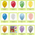 Globos metalizados (50 unidades)